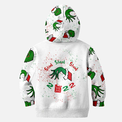 Stink Stank Stunk 2022 - Personalized Christmas Stole Christmas Hoodie and Leggings