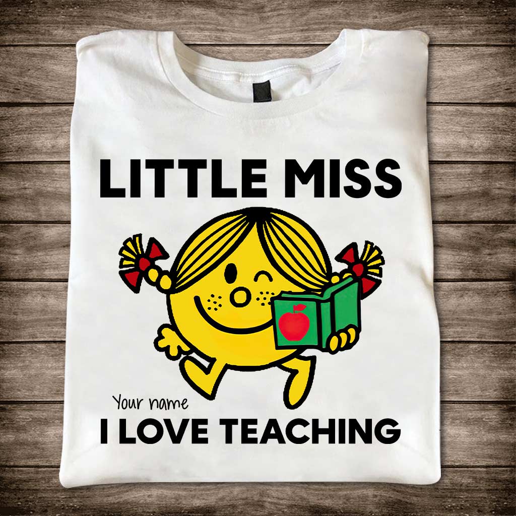 Little Teacher - Personalized Teacher T-shirt and Hoodie