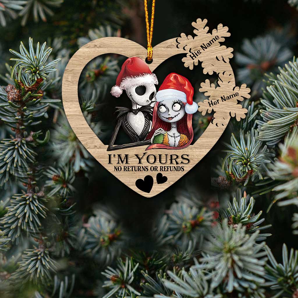 I'm Yours - Personalized Christmas Nightmare Ornament (Printed On Both Sides)