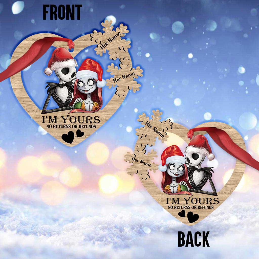 I'm Yours - Personalized Christmas Nightmare Ornament (Printed On Both Sides)