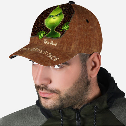 Resting Face - Personalized Christmas Stole Christmas Classic Cap