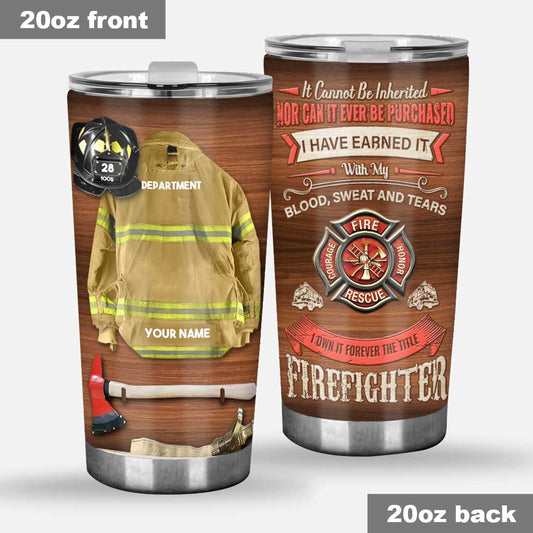 Firefighter - Personalized Tumbler