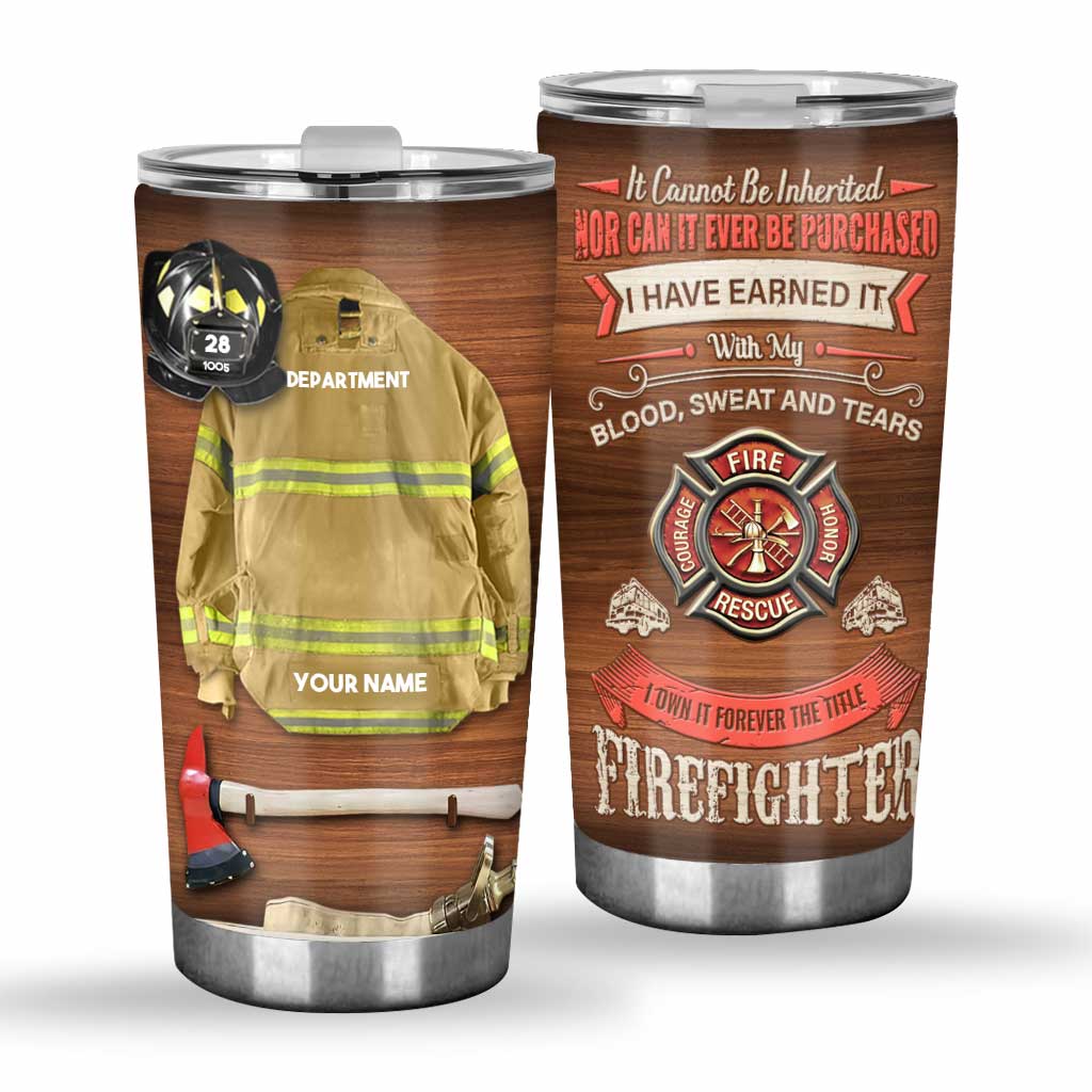 Firefighter - Personalized Tumbler