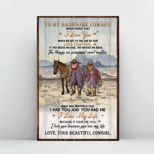 You Had Me & I Had You - Personalized Horse Poster