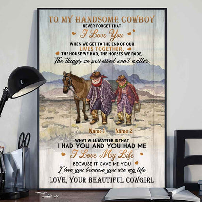 You Had Me & I Had You - Personalized Horse Poster