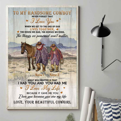 You Had Me & I Had You - Personalized Horse Poster