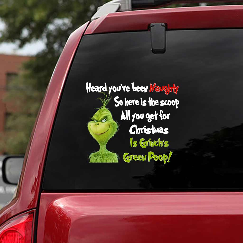 Green Poop - Stole Christmas Decal Full