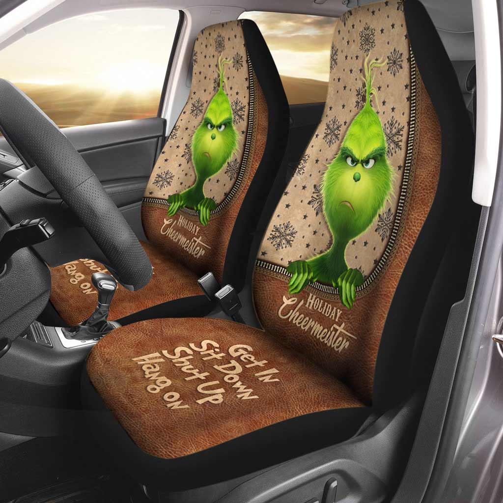 Get In Sit Down - Stole Christmas Seat Covers