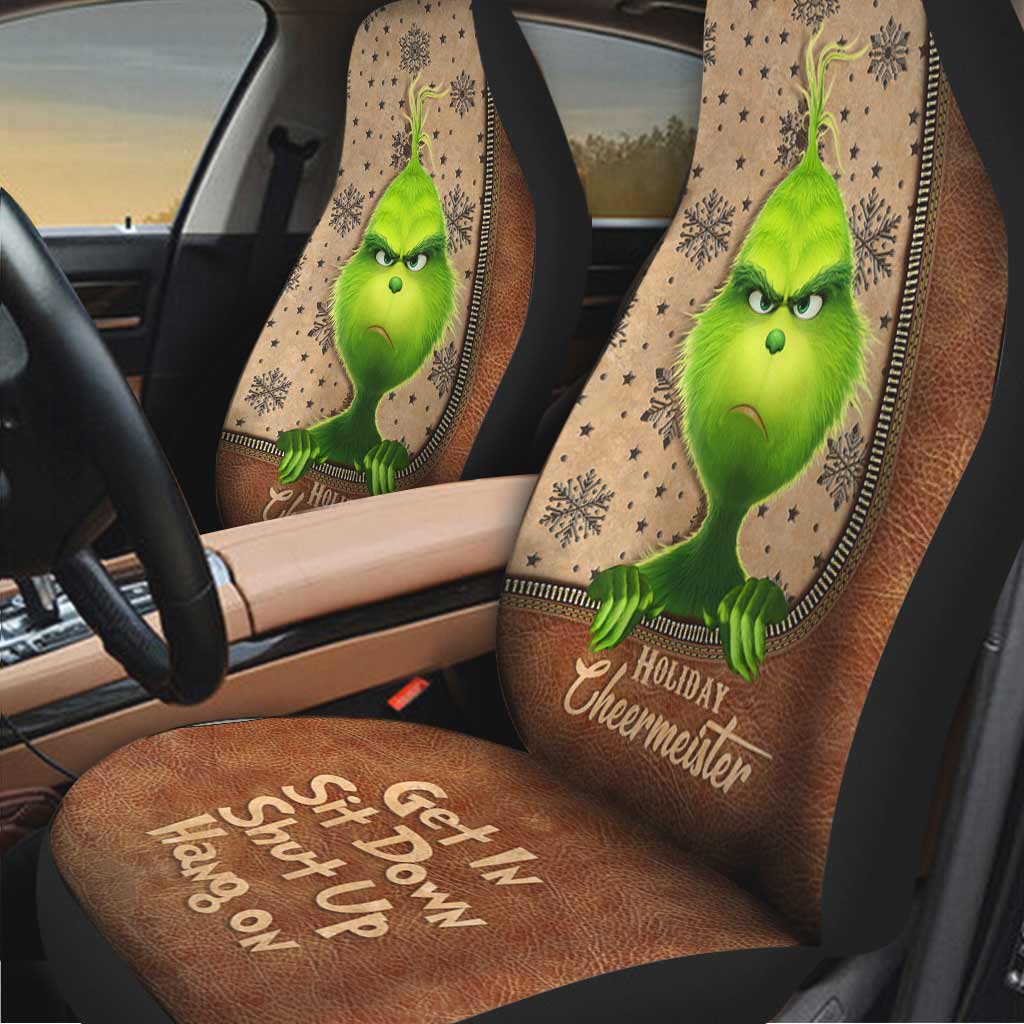 Get In Sit Down - Stole Christmas Seat Covers