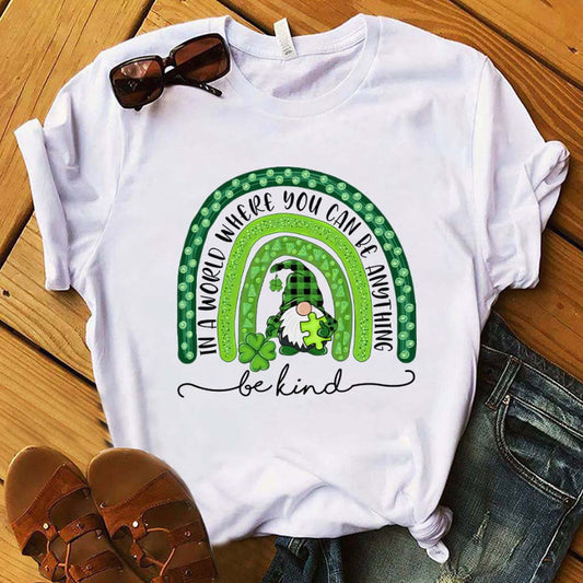 Be Kind - Patrick's Day Autism Awareness T-shirt and Hoodie