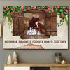 Mother &amp; Daughters Forever Linked Together - Mother&#39;s Day Personalized Poster