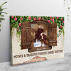 Mother &amp; Daughters Forever Linked Together - Mother&#39;s Day Personalized Poster