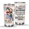 You Can&#39;t Scare Me - Personalized Mother&#39;s Day Mother Tumbler