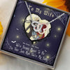 We&#39;re Simply Meant To Be - Personalized Couple Nightmare Two Hearts Necklace