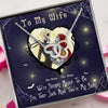 We&#39;re Simply Meant To Be - Personalized Couple Nightmare Two Hearts Necklace