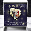 We&#39;re Simply Meant To Be - Personalized Couple Nightmare Two Hearts Necklace