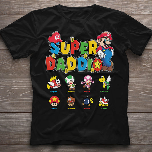 Super Daddio - Personalized Super Plumber T-shirt and Hoodie