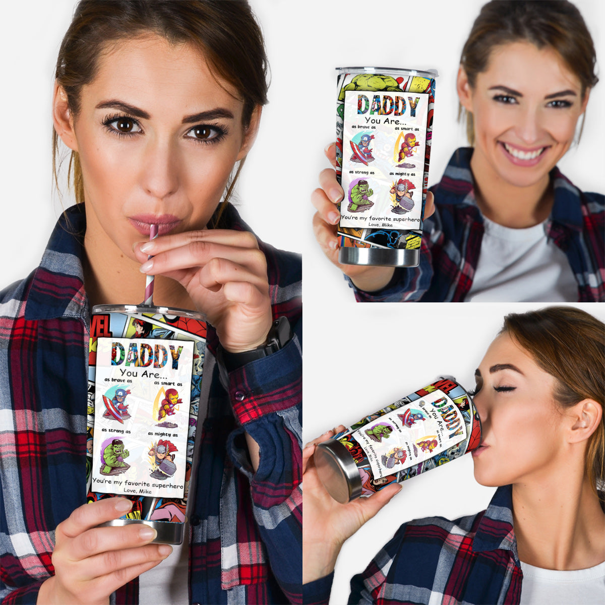 Daddy You Are - Personalized Father Tumbler