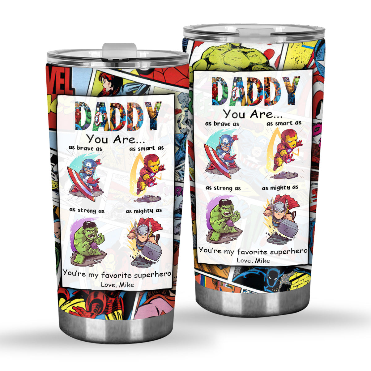 Daddy You Are - Personalized Father Tumbler