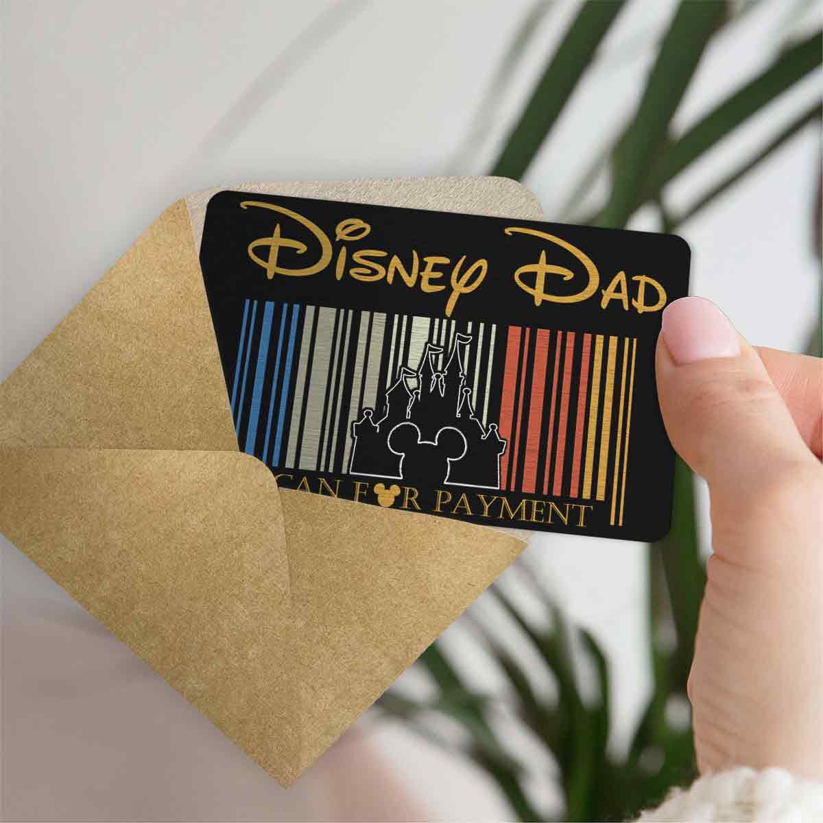 Scan For Payment - Personalized Father Wallet Insert Card