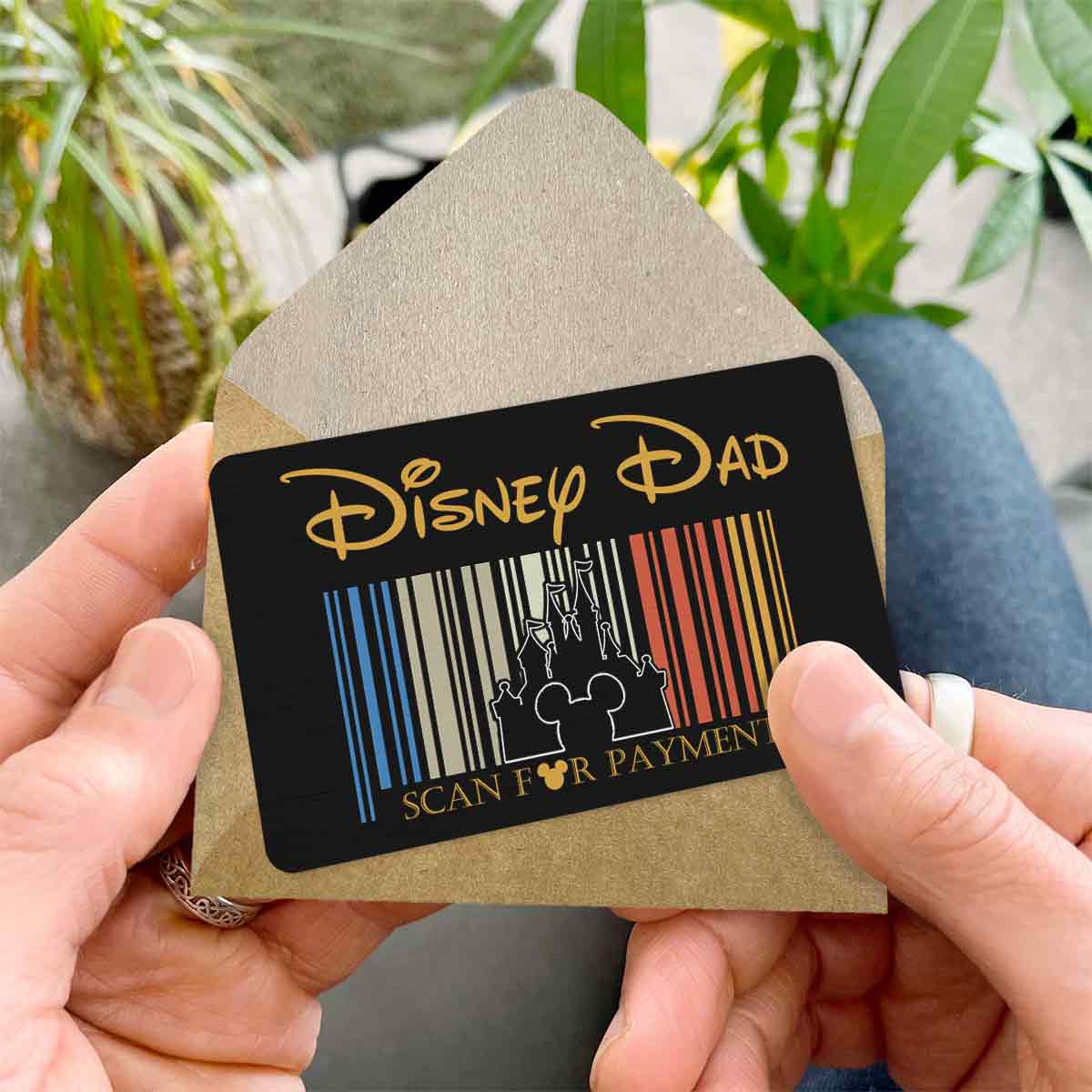 Scan For Payment - Personalized Father Wallet Insert Card