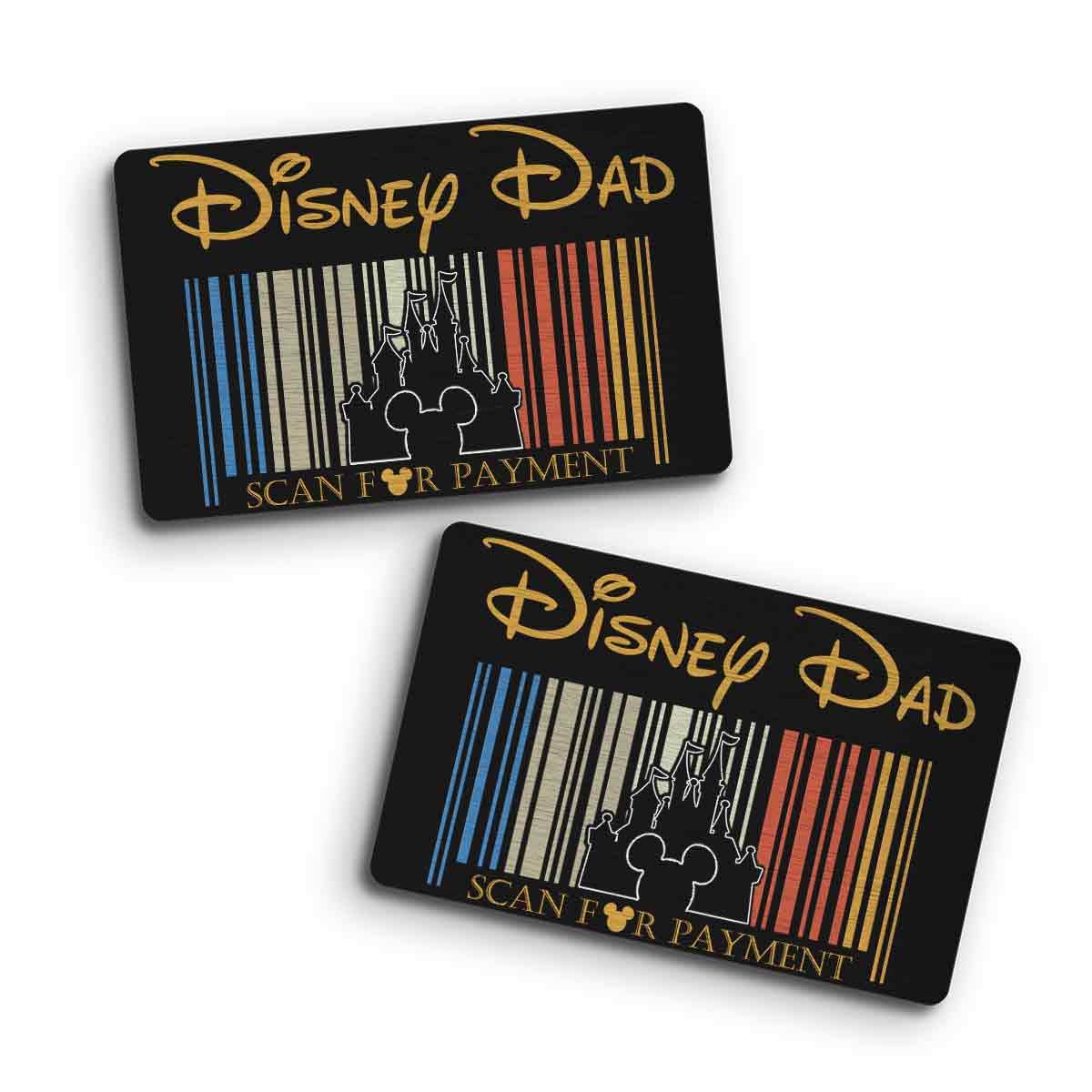Scan For Payment - Personalized Father Wallet Insert Card