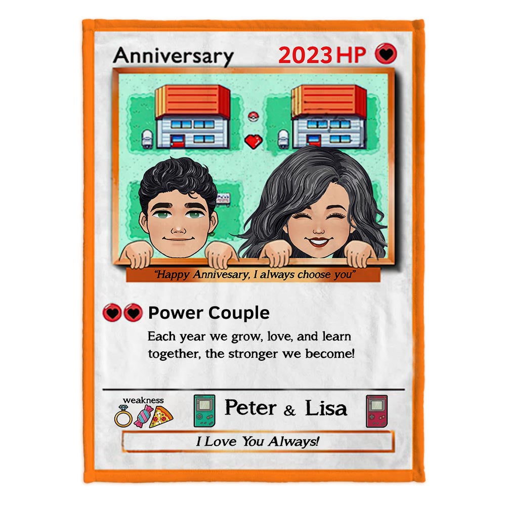 Power Couple - Personalized Monster Trainer Blanket