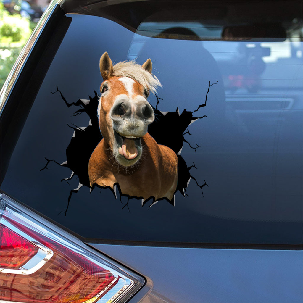 Funny Horses - Horse Decal Die Cut