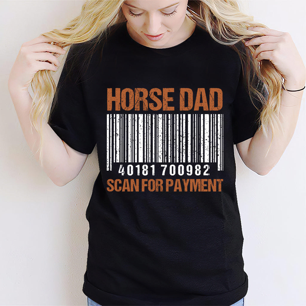 Scan For Payment - Personalized Horse T-shirt and Hoodie