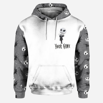 You Can Talk Behind My Back - Personalized Nightmare Hoodie and Leggings