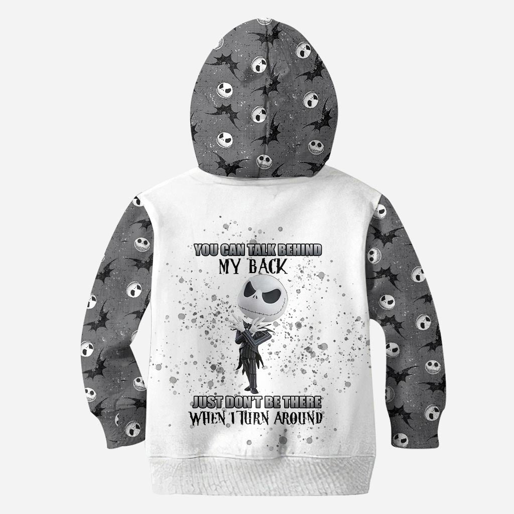 You Can Talk Behind My Back - Personalized Nightmare Hoodie and Leggings