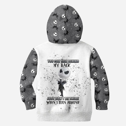 You Can Talk Behind My Back - Personalized Nightmare Hoodie and Leggings