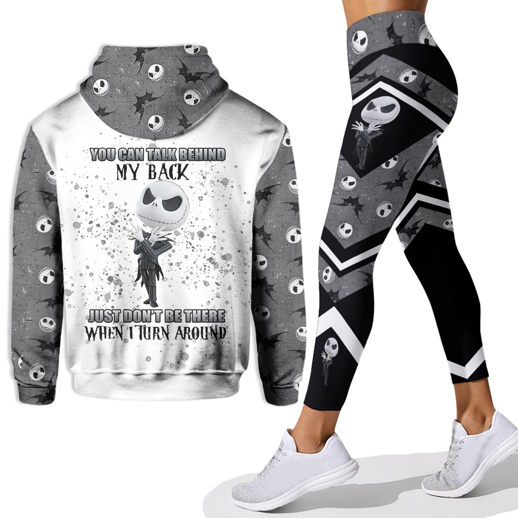 You Can Talk Behind My Back - Personalized Nightmare Hoodie and Leggings