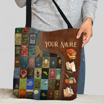 To-read List Never Seems To Get Smaller - Personalized Book Tote Bag