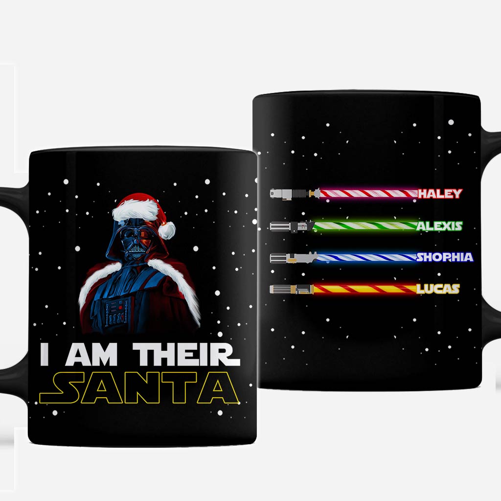 I Am Their Santa - Personalized Christmas Father Mug