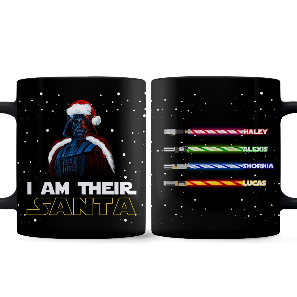 I Am Their Santa - Personalized Christmas Father Mug