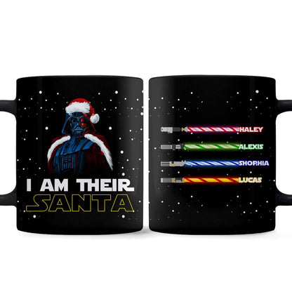 I Am Their Santa - Personalized Christmas Father Mug