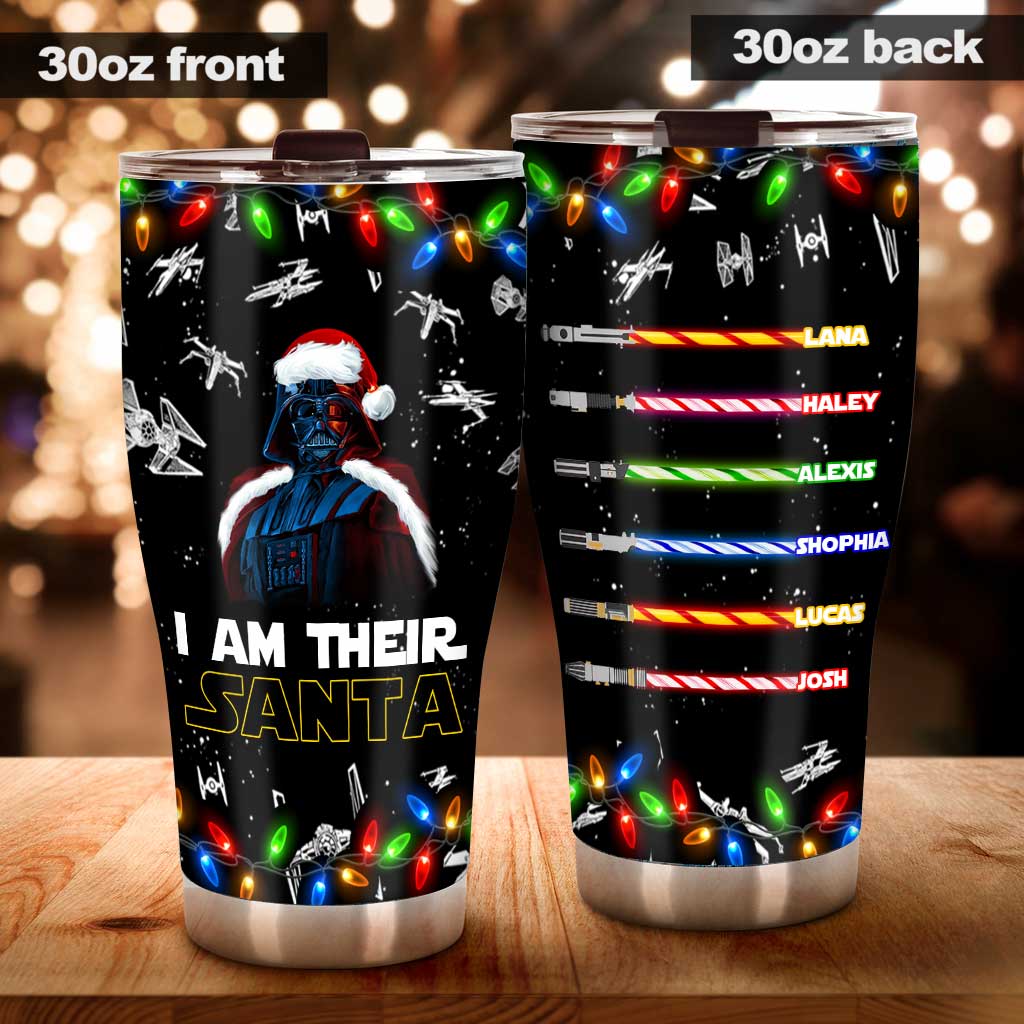 I Am Their Santa - Personalized Christmas Father Tumbler