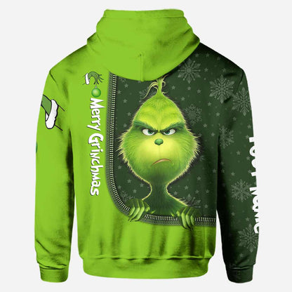 Merry Xmas - Personalized Stole Christmas Hoodie and Leggings