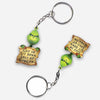 Get In Sit Down Shut Up Hold On - Green Mischief Keychain (Printed On Both Sides)