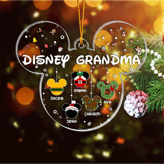 Magical Grandma - Personalized Christmas Transparent Ornament