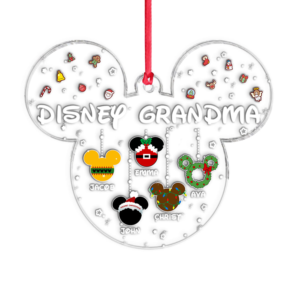 Magical Grandma - Personalized Christmas Transparent Ornament