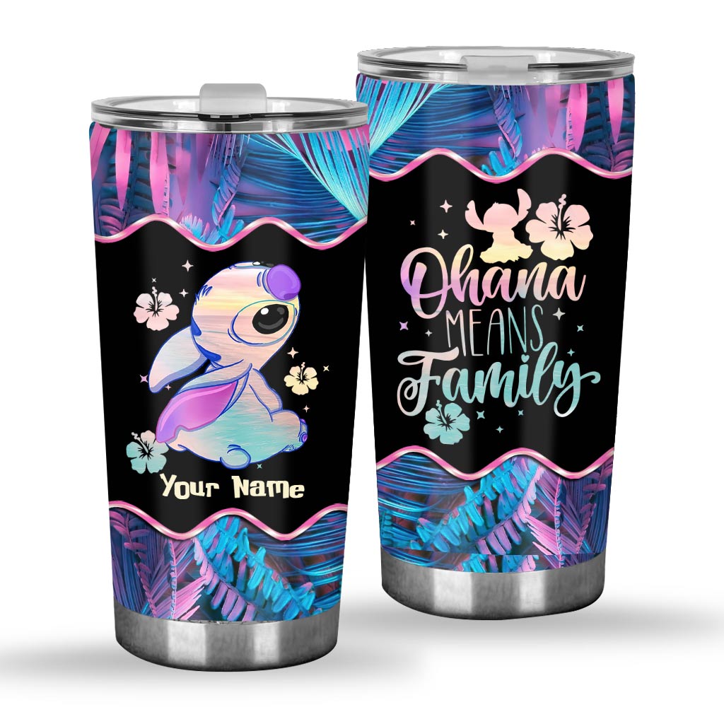 Ohana Means Family - Personalized Ohana Tumbler