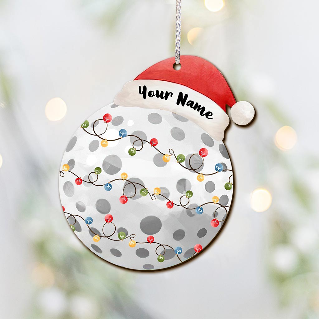 Sport Lovers - Personalized Christmas Golf Ornament (Printed On Both Sides)