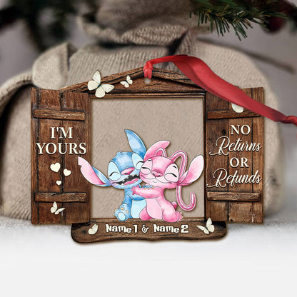 I'm Yours - Personalized Christmas Ohana Ornament (Printed On Both Sides)