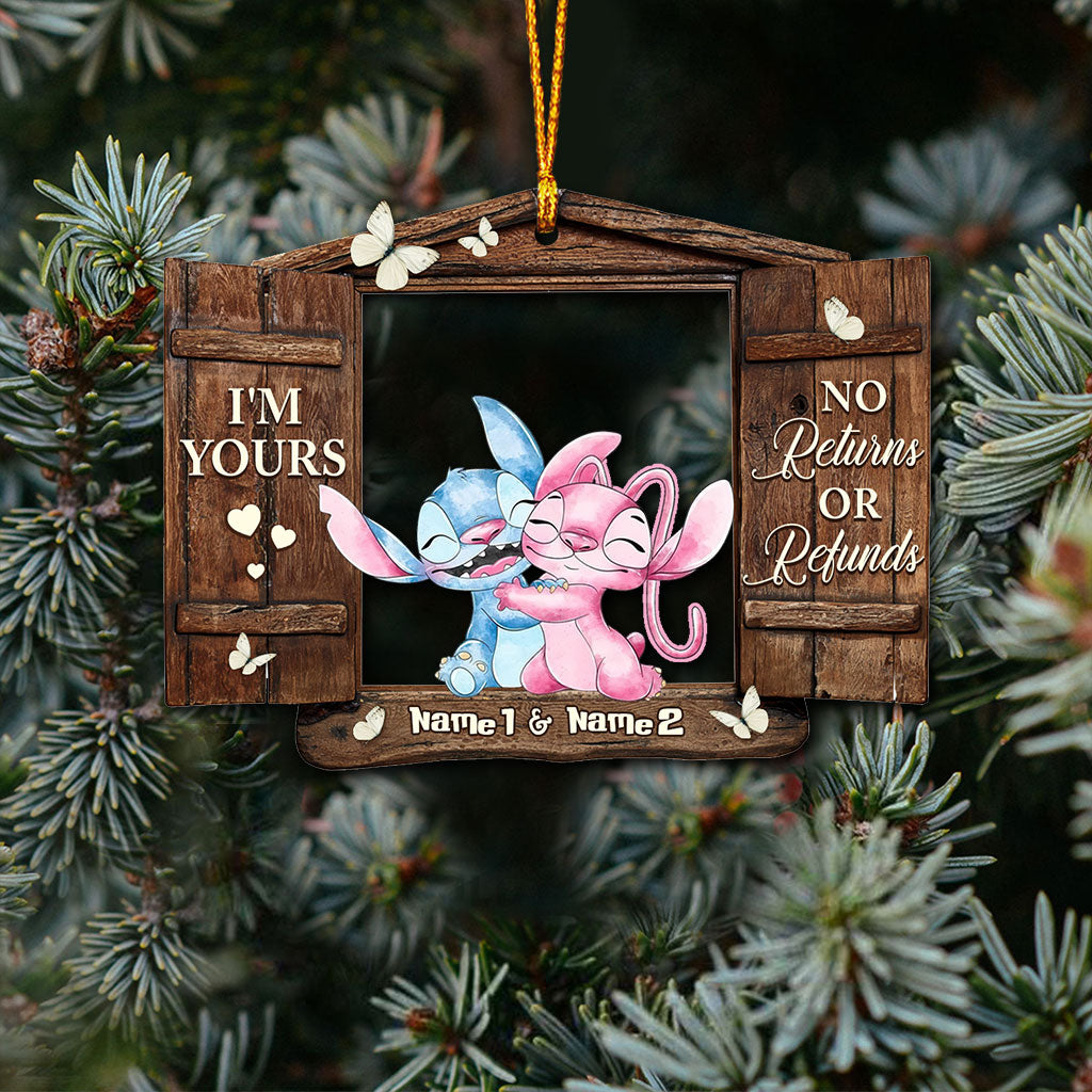 I'm Yours - Personalized Christmas Ohana Ornament (Printed On Both Sides)