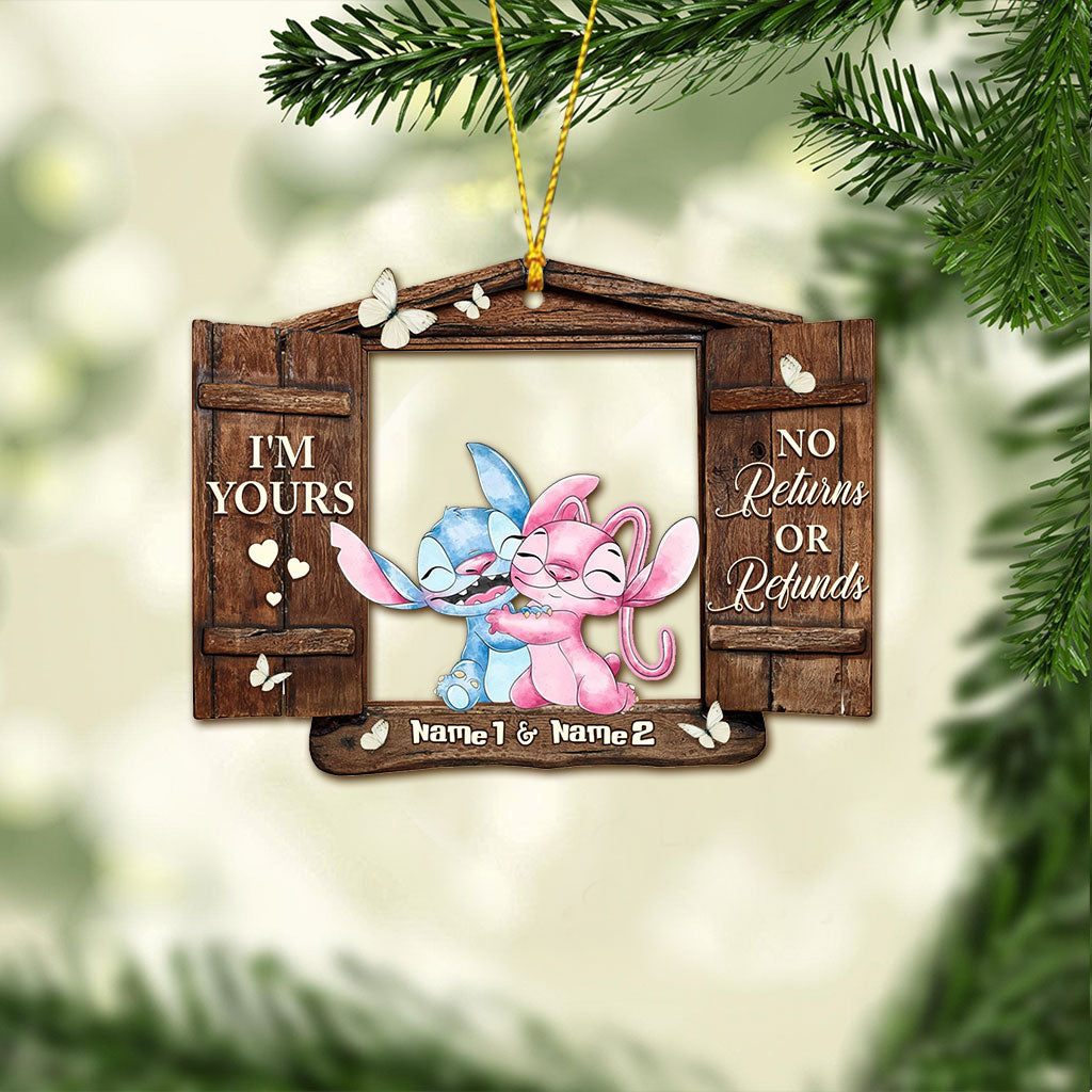 I'm Yours - Personalized Christmas Ohana Ornament (Printed On Both Sides)