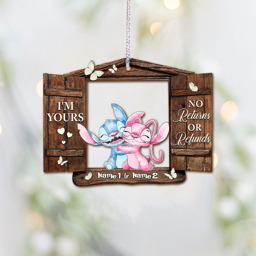 I'm Yours - Personalized Christmas Ohana Ornament (Printed On Both Sides)