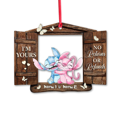 I'm Yours - Personalized Christmas Ohana Ornament (Printed On Both Sides)