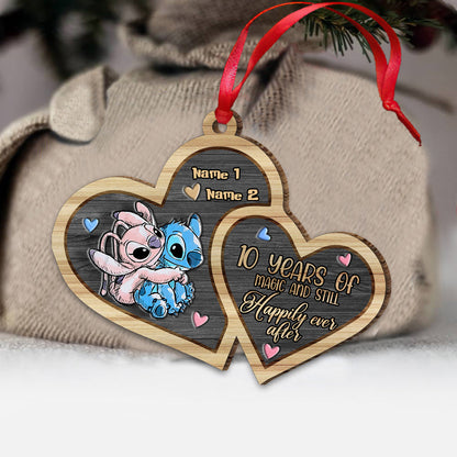 Still Happily Ever After - Personalized Christmas Ohana Ornament (Printed On Both Sides)